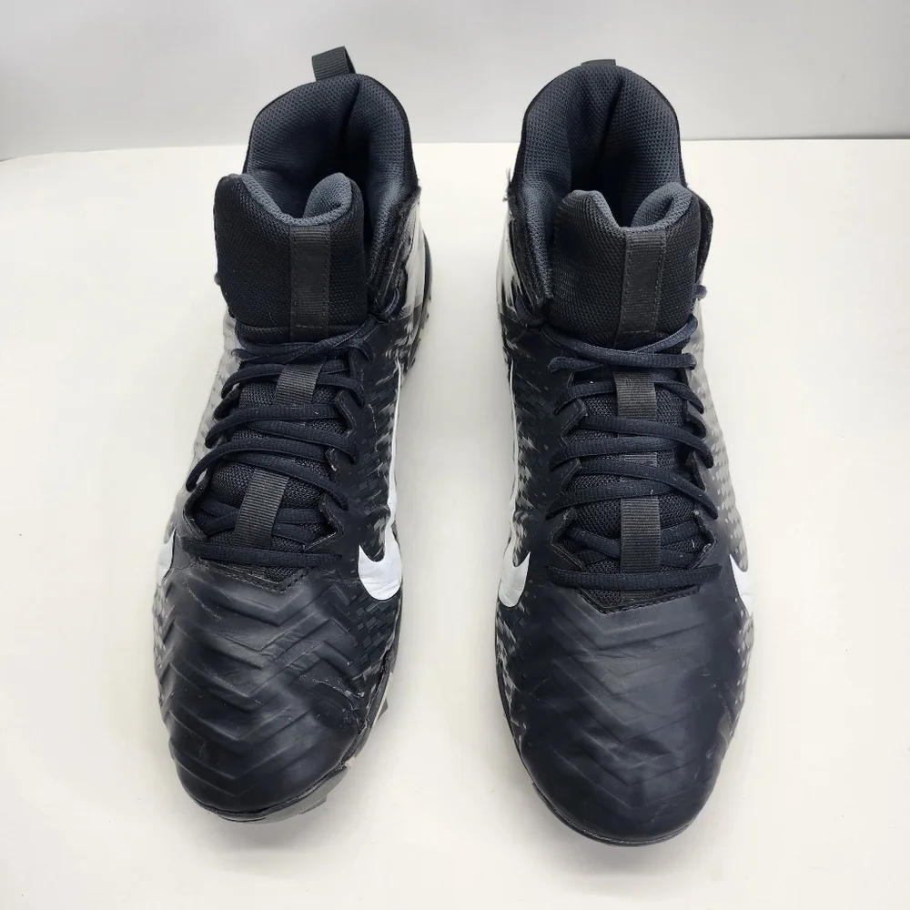 Nike Alpha Menace Shark 2 Football Cleats Mens 14 Shoes Black BV0146-001